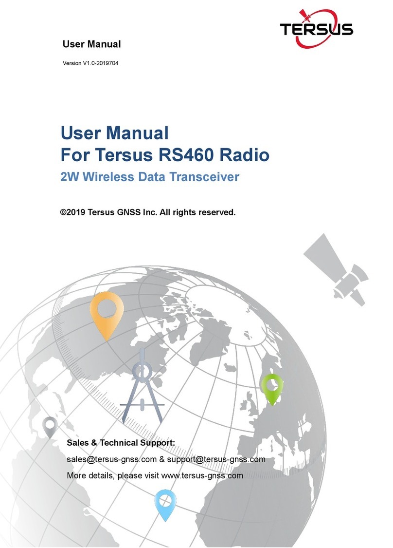TERSUS RS460 user manual