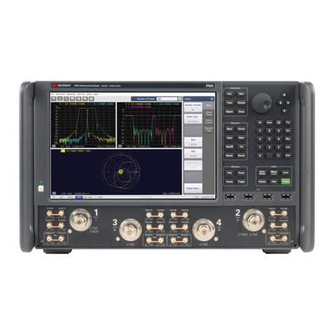 Agilent Technologies PNA Series Operating instructions