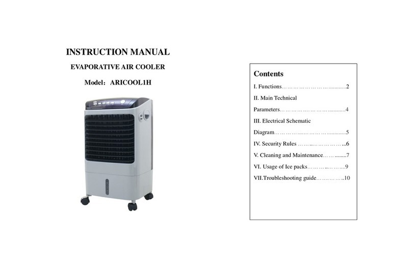 Ariklima ARICOOL1H instruction manual