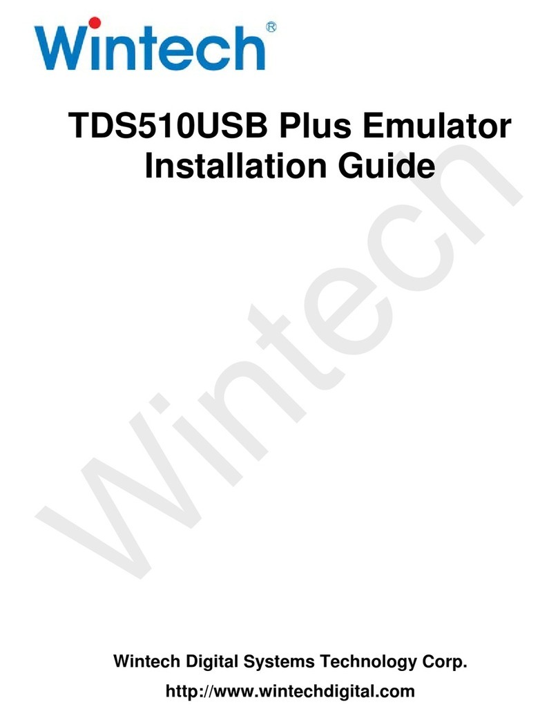 Wintech TDS510USB Plus installation guide
