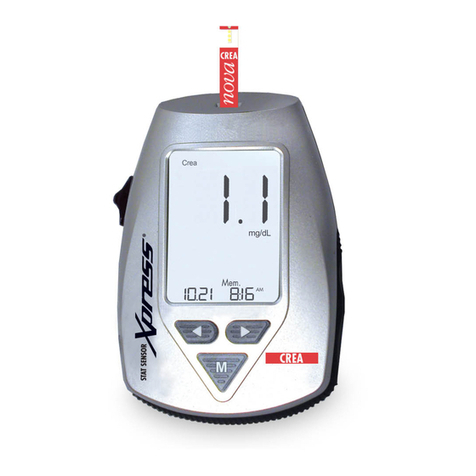 NOVA BIOMEDICAL Nova StatSensor Xpress-i Instructions for use manual