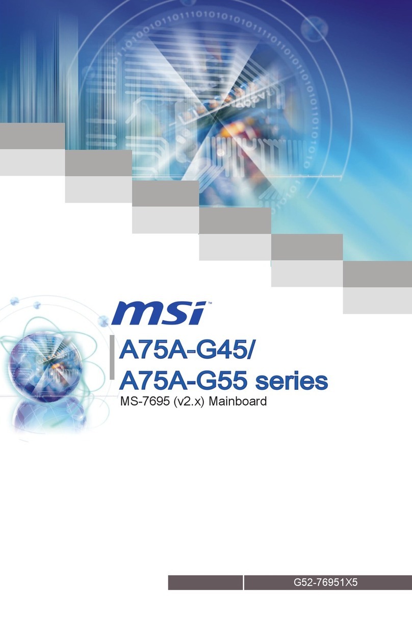 MSI A75A-G45 series User manual