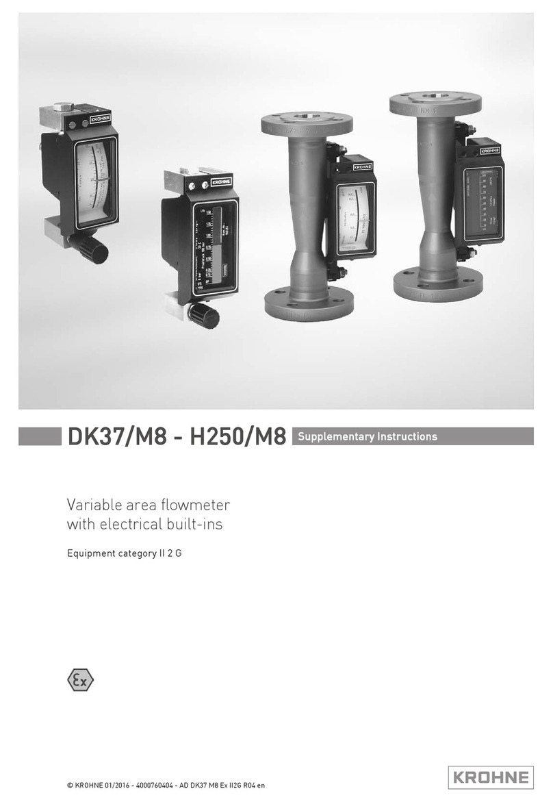 KROHNE DK37/M8 Supplementary instructions