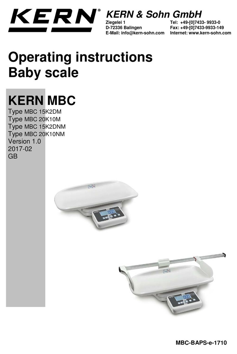 KERN MBC Series User manual