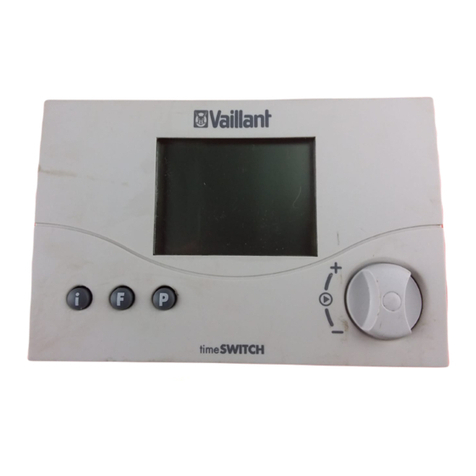 Vaillant timeSWITCH 140 Specification sheet