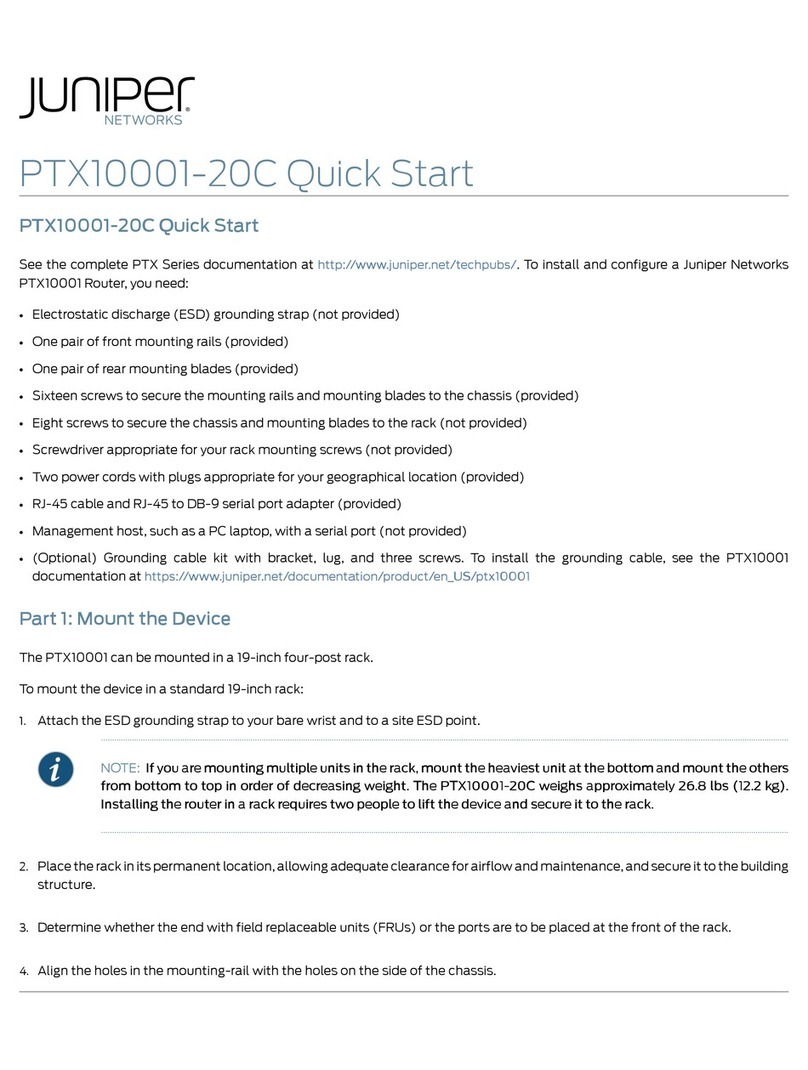 Juniper PTX10001-20C User manual