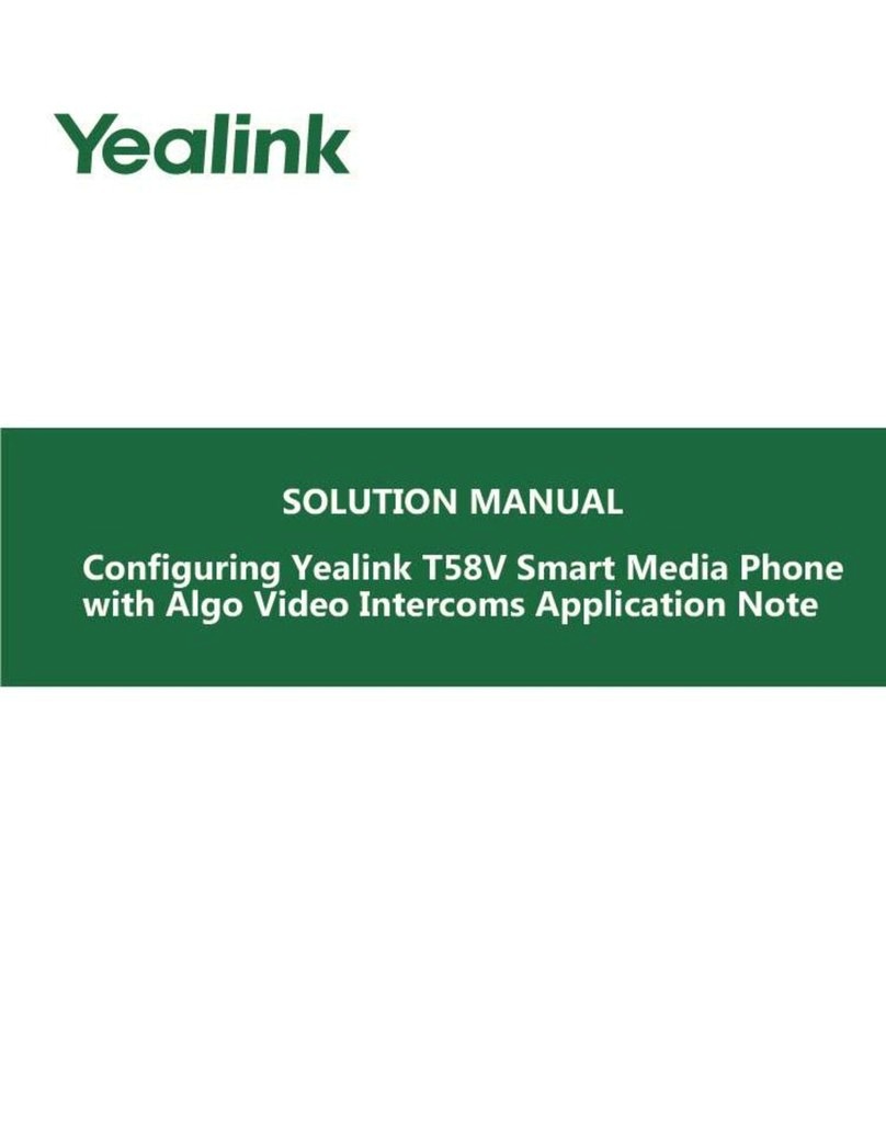 Yealink T58V User manual