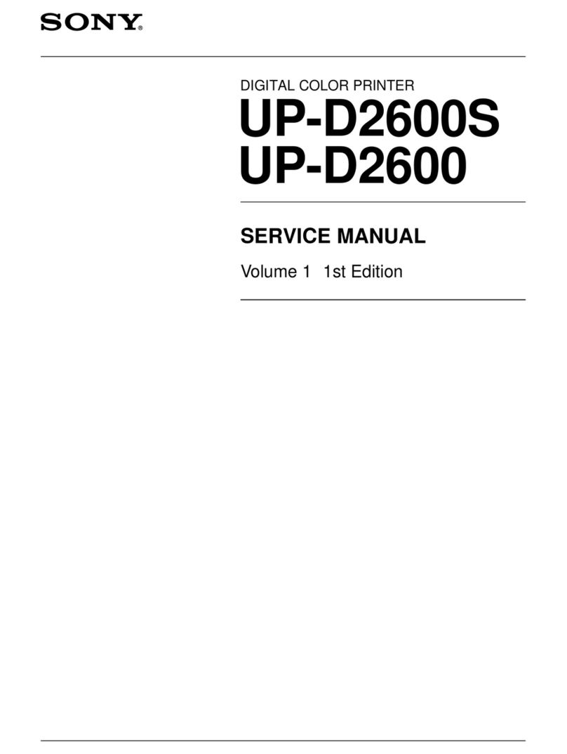 Sony UP-D2600S User manual