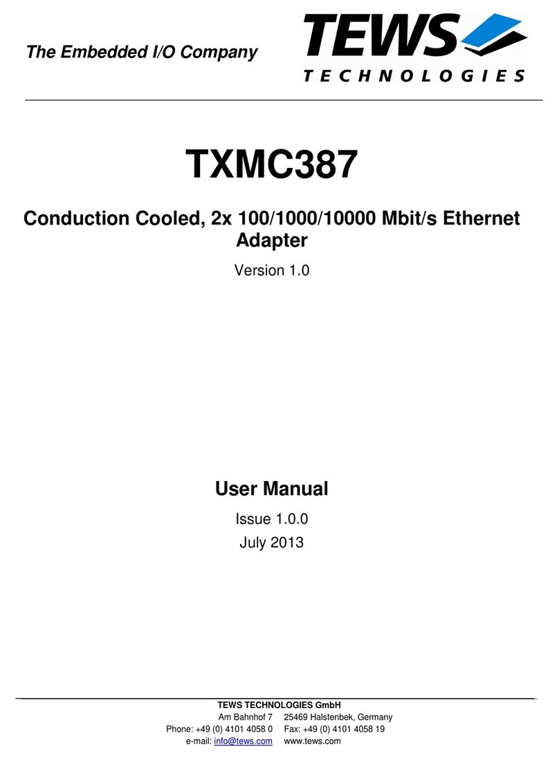 Tews Technologies TXMC387 Series User manual