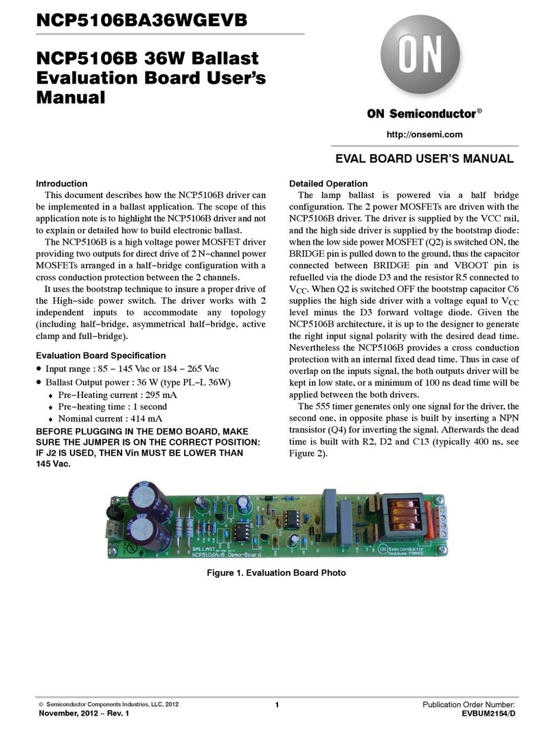 ON Semiconductor NCP5106BA36WGEVB User manual