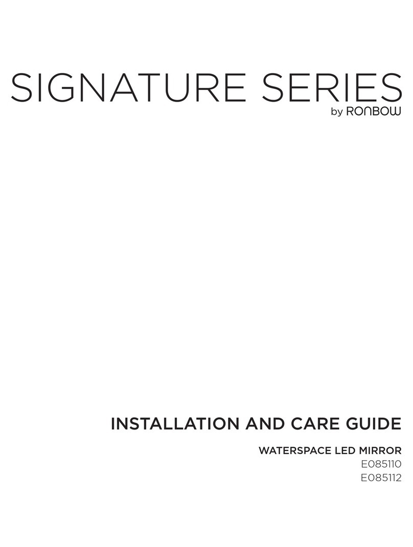 Ronbow Signature series Assembly instructions