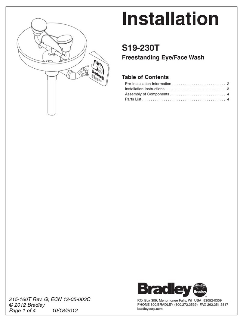 Bradley S19-230T User manual