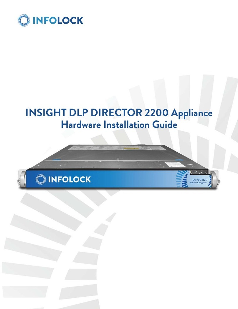 Infolock Insight DLP Director 2200 Hardware installation guide Infolock Insight DLP Director 2200 Hardware installation guide