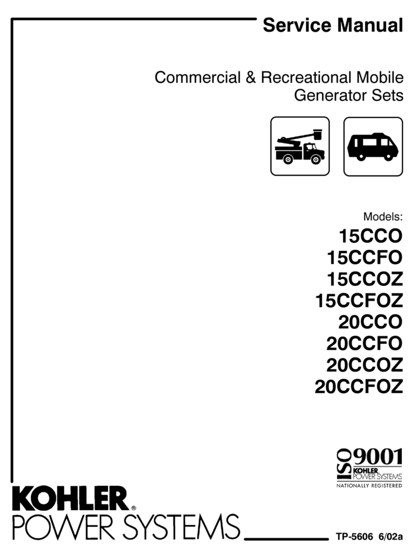 Kohler 15CCO Service manual