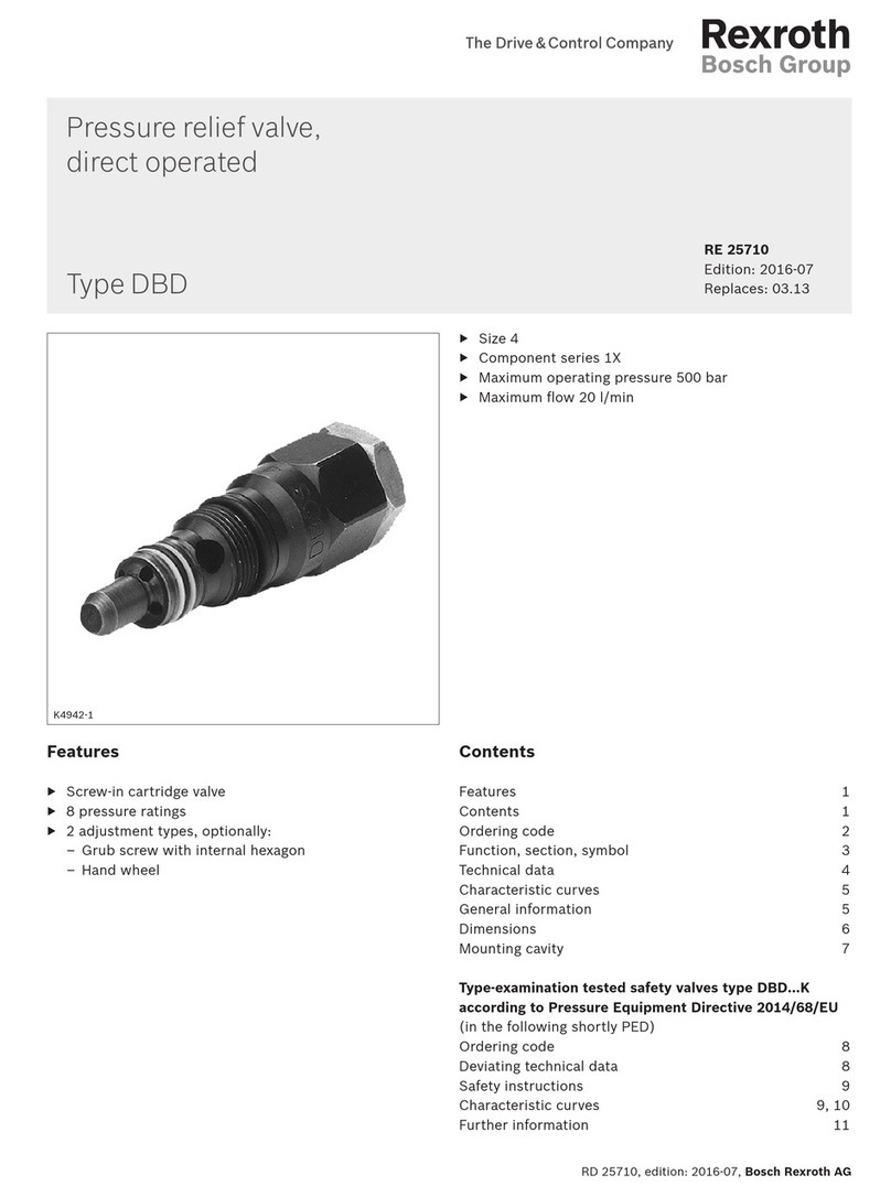 Bosch REXROTH DBD Technical manual