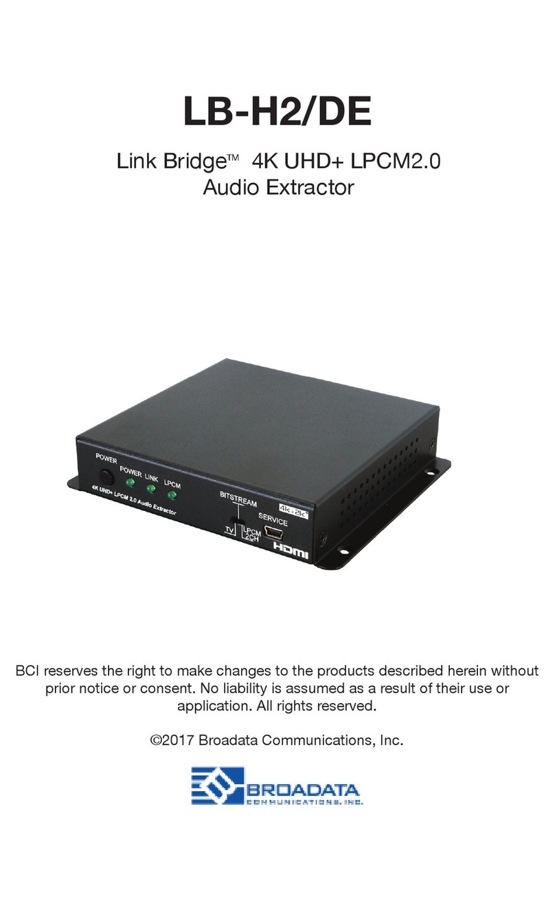 Broadata Link Bridge LB-H2/DE user manual