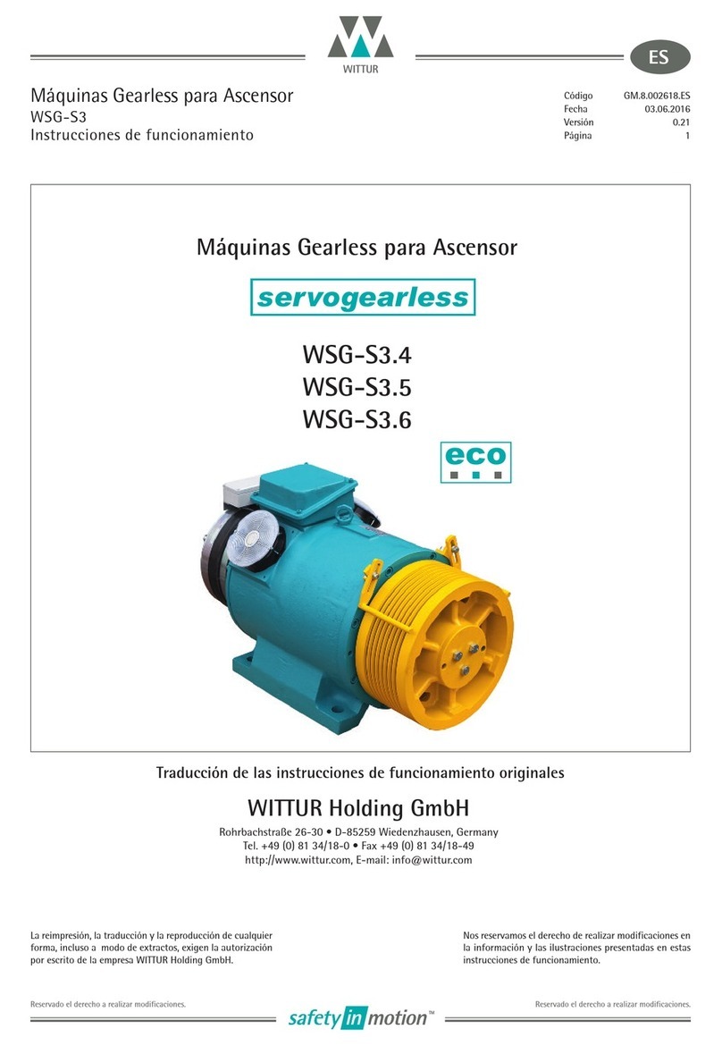WITTUR servogearless WSG-S3.4 manual