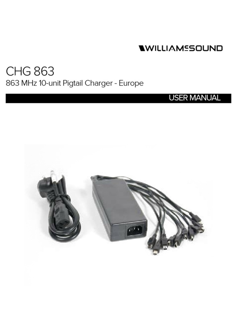 William Sound CHG 863 user manual