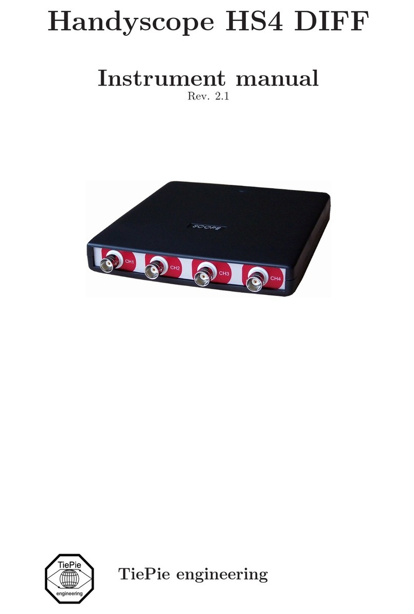 TiePie Handyscope HS4 User manual