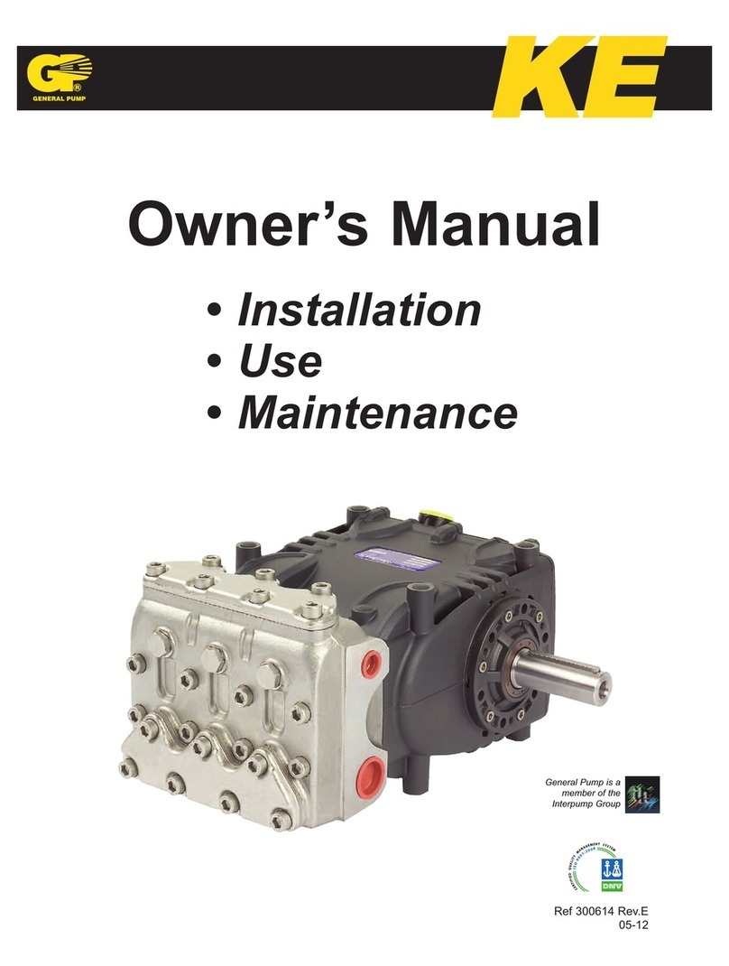 General Pump KE Series User manual