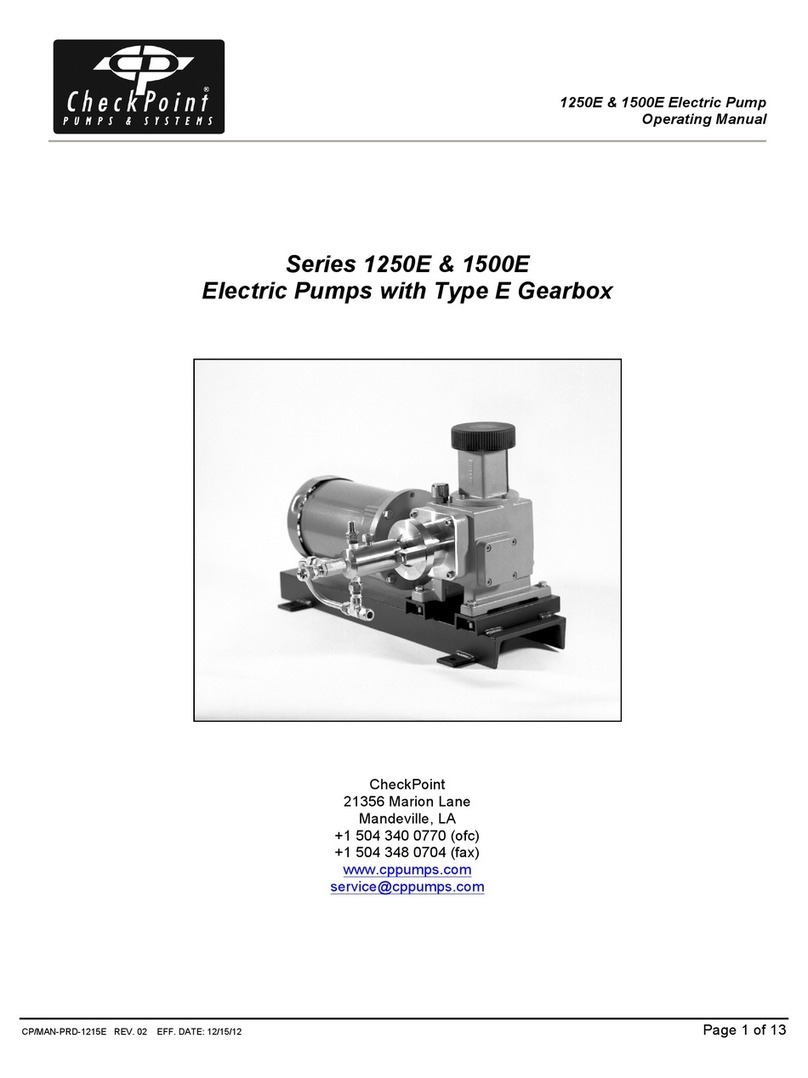 Checkpoint 1250E Series operating manual