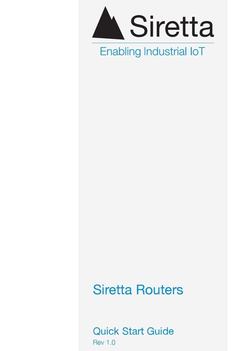 SIRETTA QUARTZ User manual