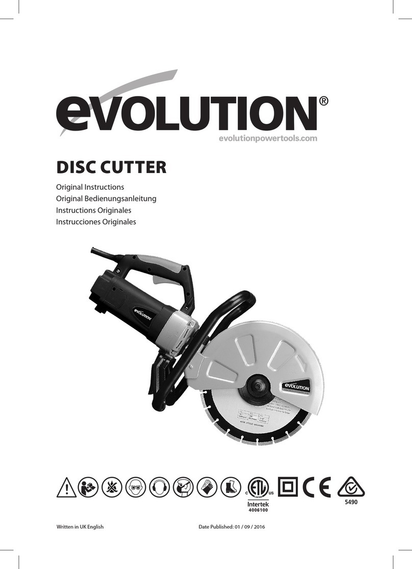 Evolution 110V User manual