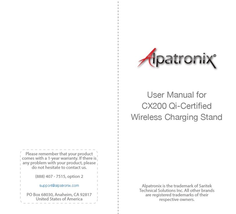 Saritek Technical Solutions Alpatronix CX200 user manual