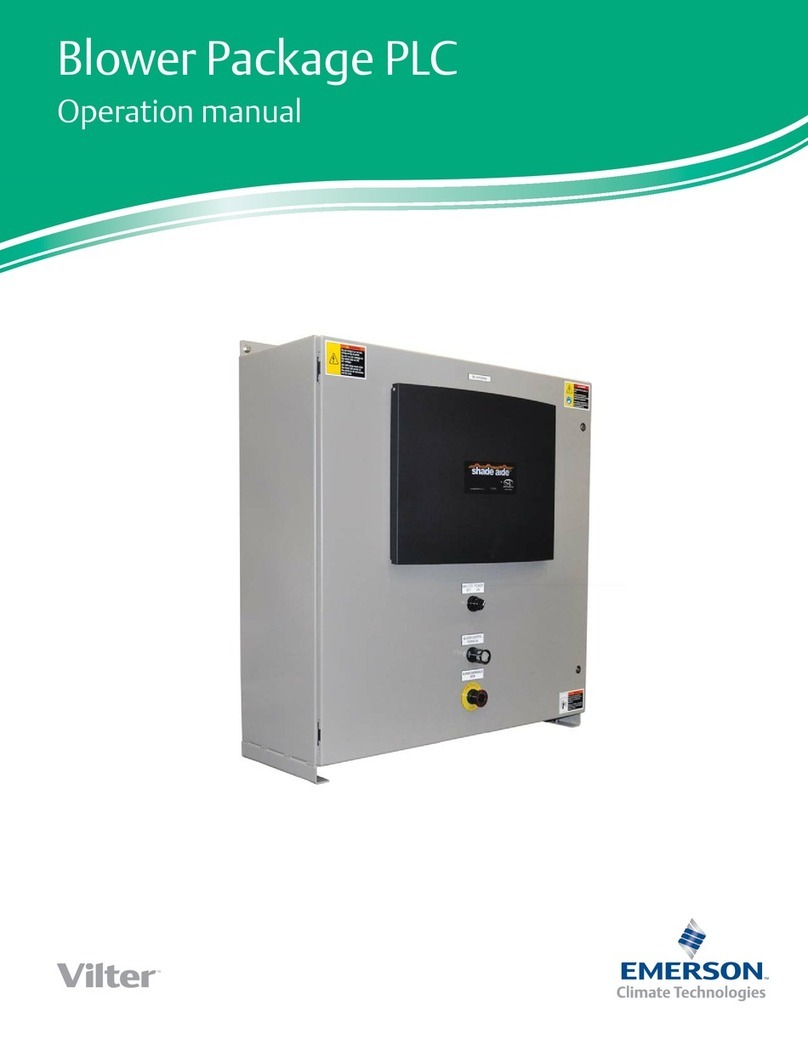 Emerson Vilter PLC Operation manual