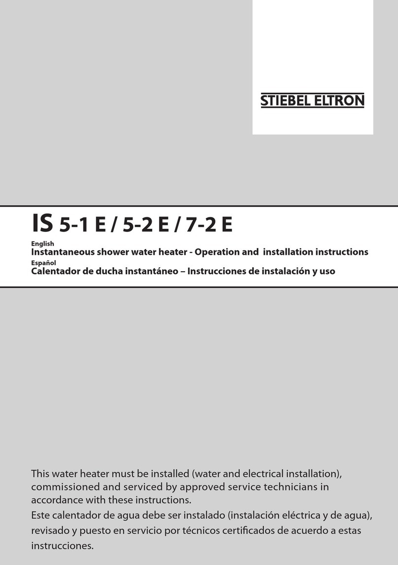 STIEBEL ELTRON IS 5-1 E User manual