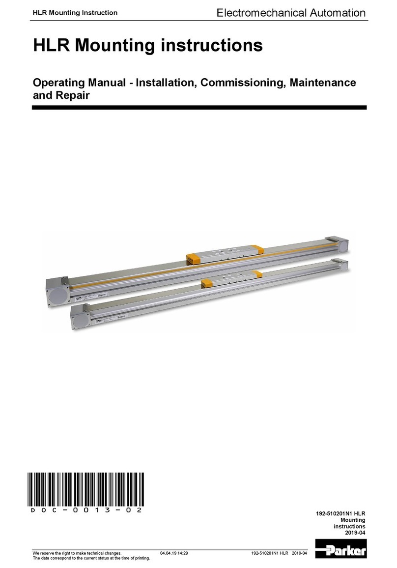 Parker HLR070 User manual