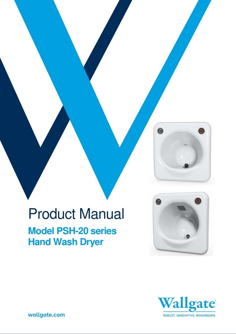 Wallgate PSH-20 Series product manual