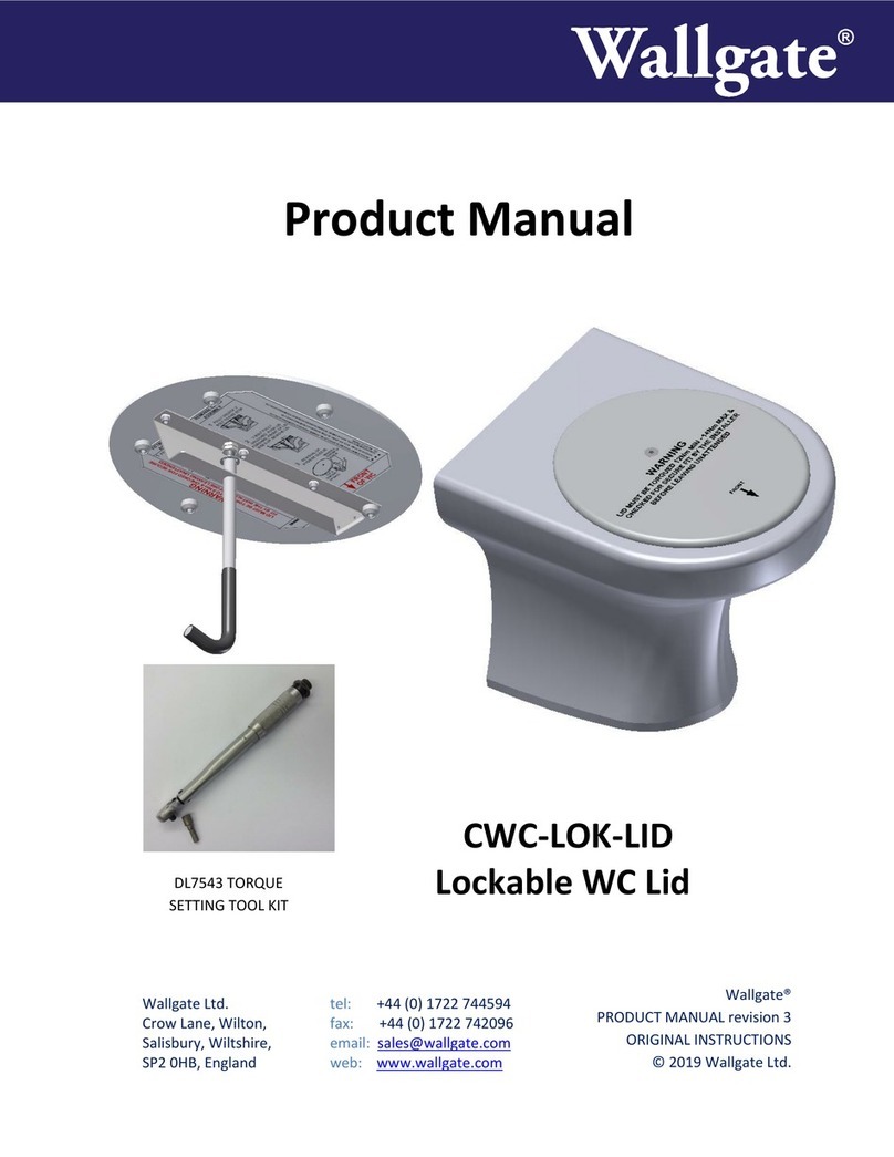 Wallgate CWC-LOK-LID product manual