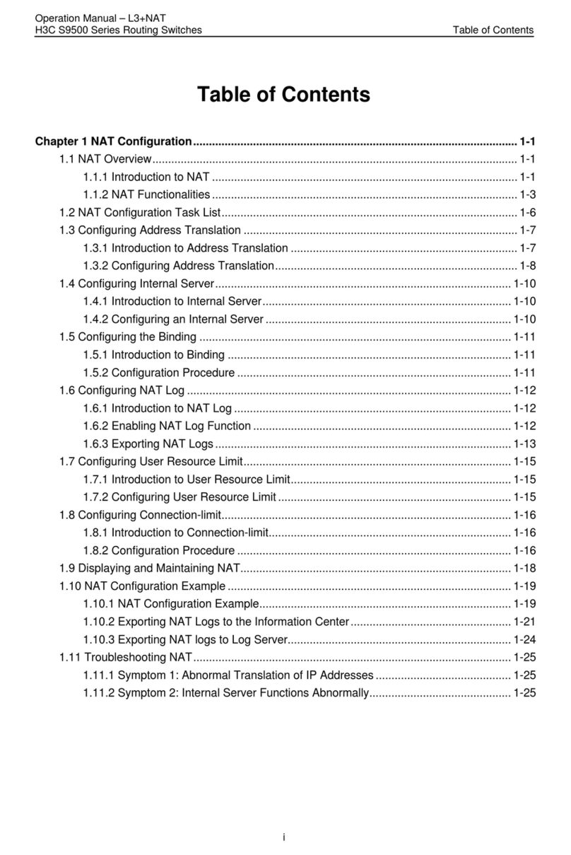 H3C S9500 Series User manual H3C S9500 Series User manual