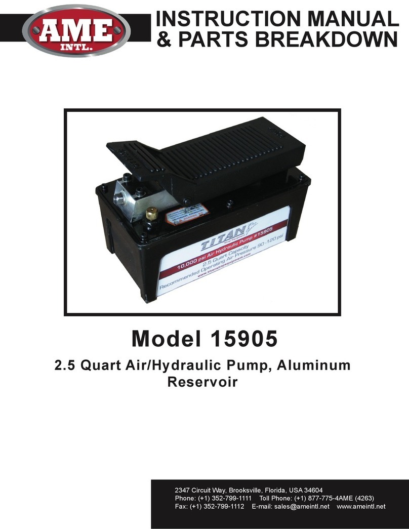AME 15905 Instruction manual & parts breakdown AME 15905 Instruction manual & parts breakdown