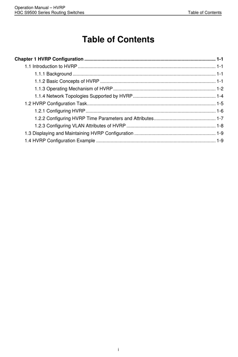 H3C S9500 Series Operation manual