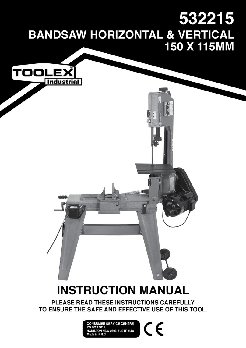 Toolex 532215 instruction manual