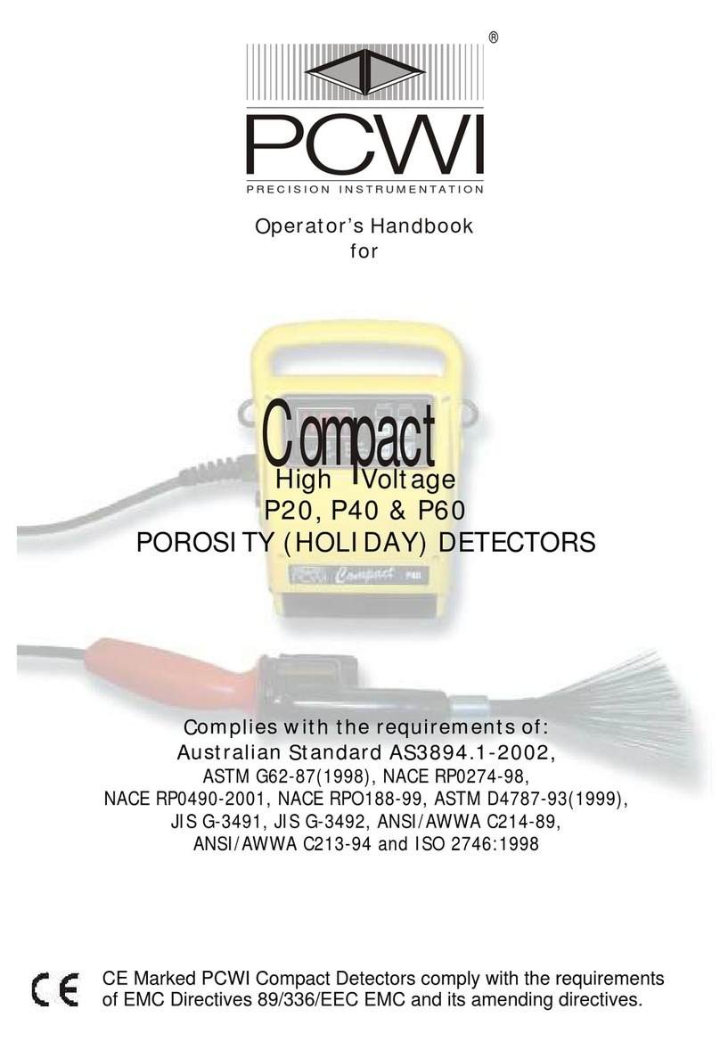 PCWI Compact P20 Operator's handbook