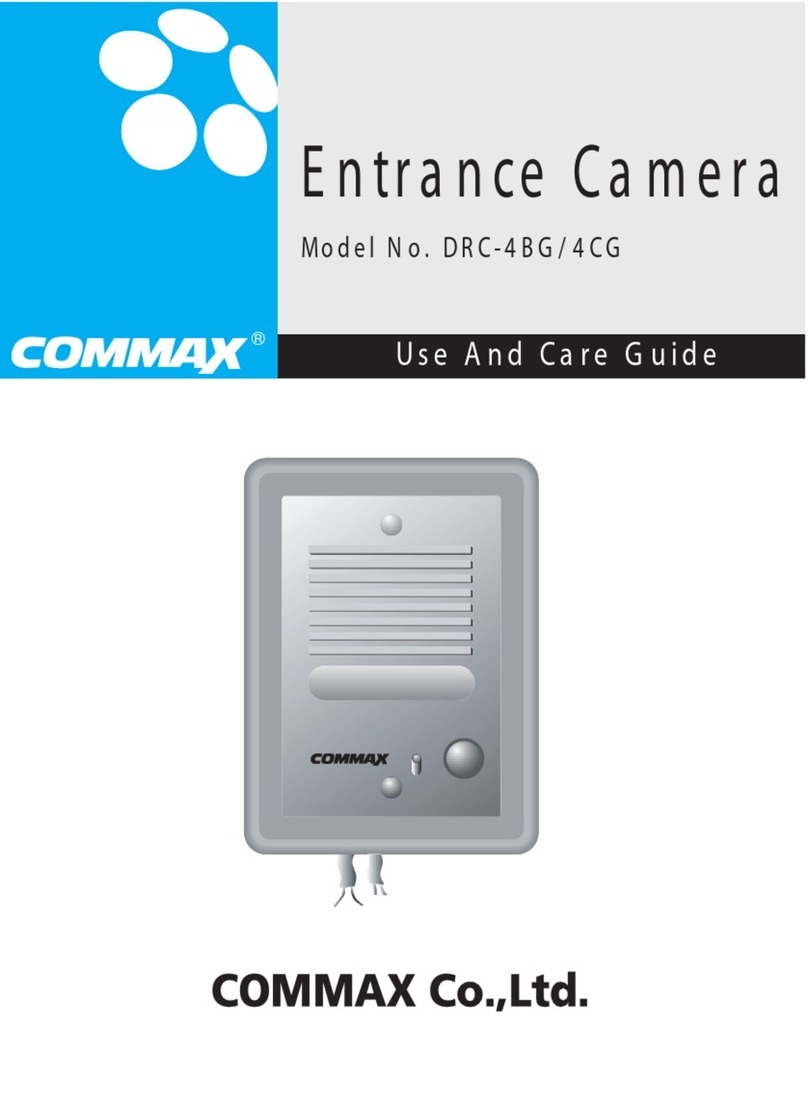 Commax DRC-4BG User manual