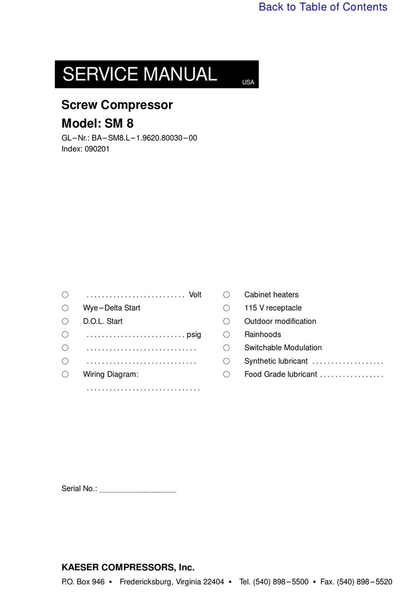 KAESER SM 8 Service manual