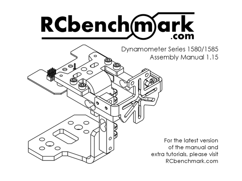 RCbenchmark 1580 Series Assembly manual