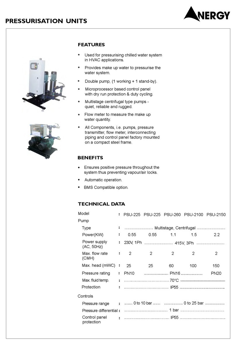 Anergy PSU-260 Installation and commissioning