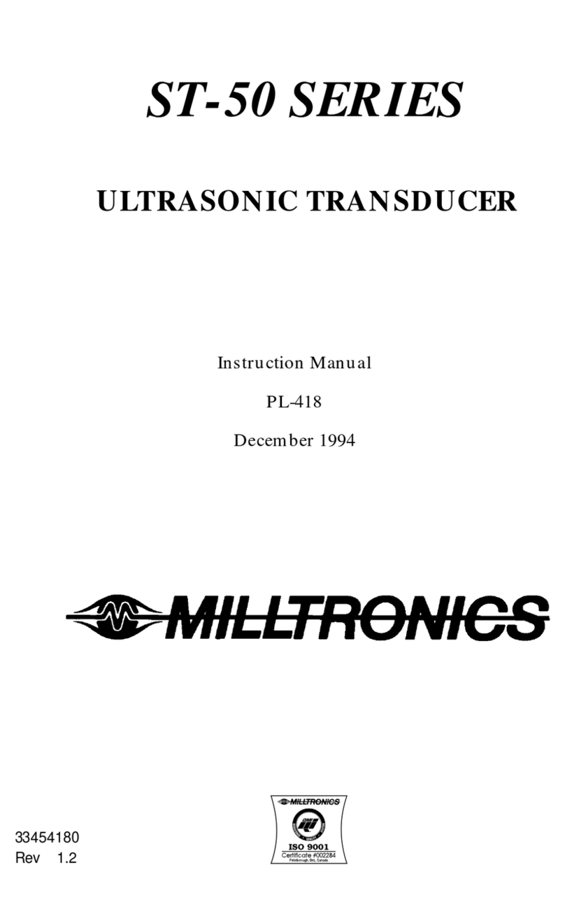 Milltronics ST-50 Series instruction manual