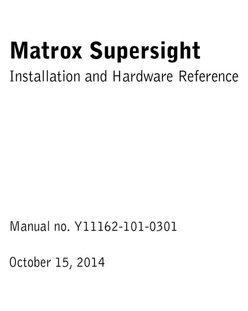 Matrox Supersight Installation and Hardware Reference
