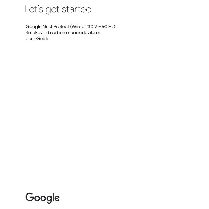 Google Nest Protect manual