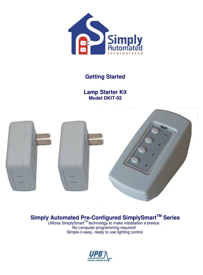 Simply Automated SimplySmart Series Getting started