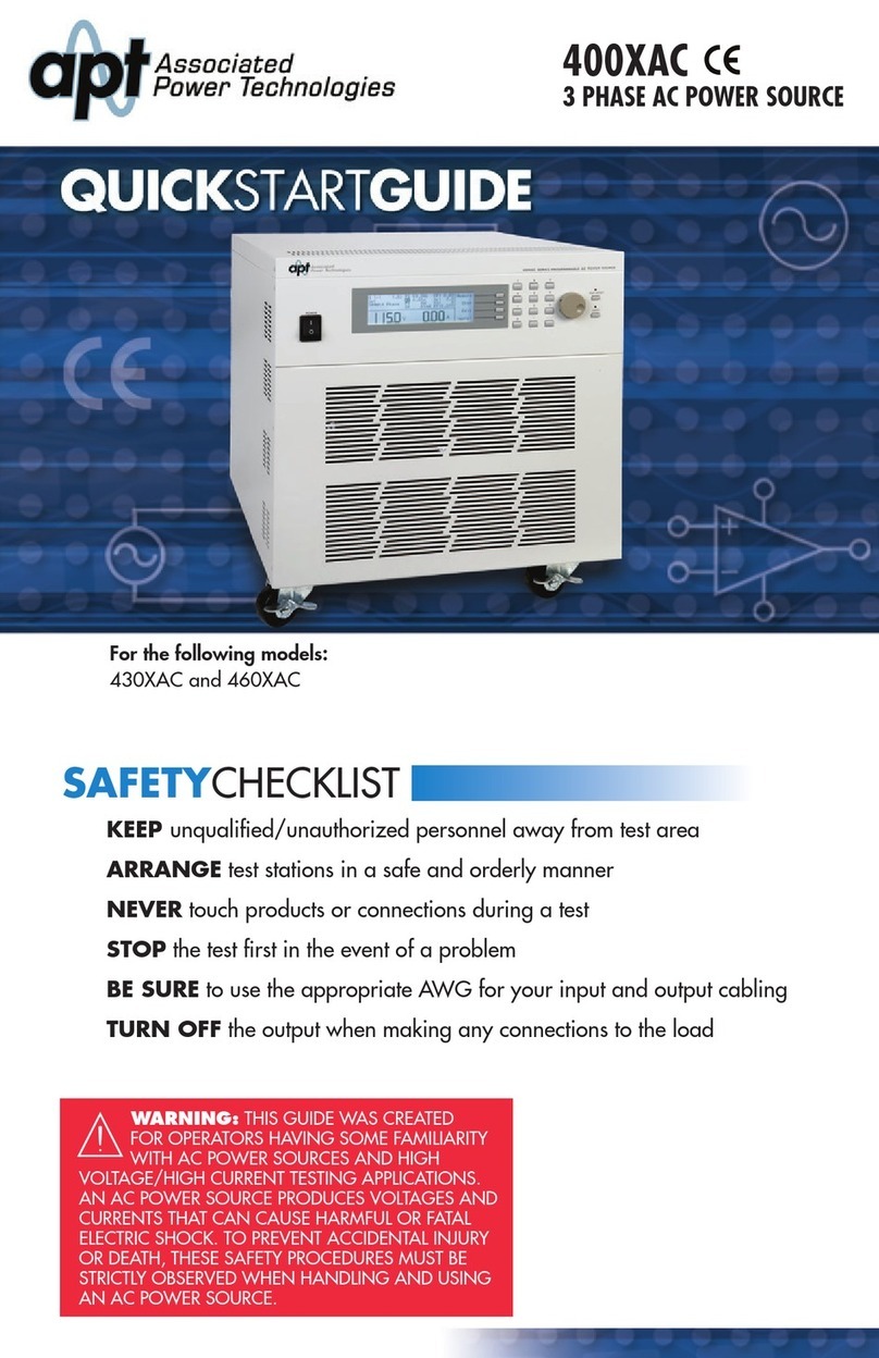 APT 400XAC Series quick start guide