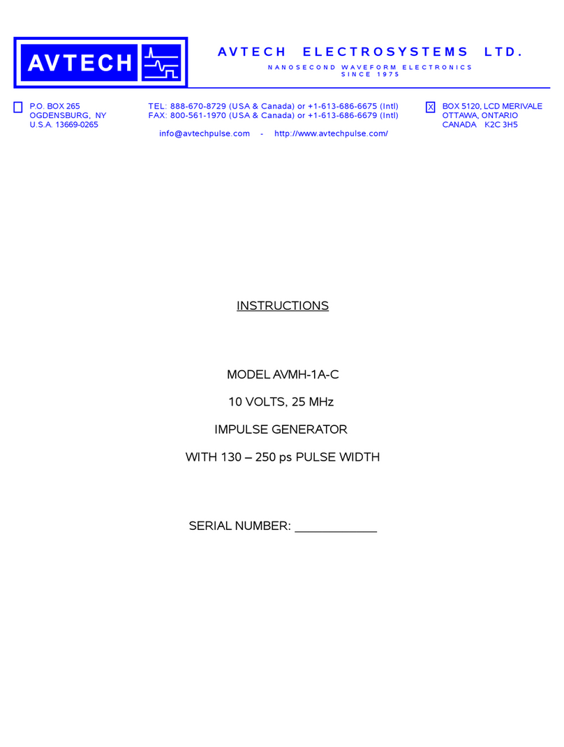 Avtech AVMH-1A-C instructions Avtech AVMH-1A-C instructions