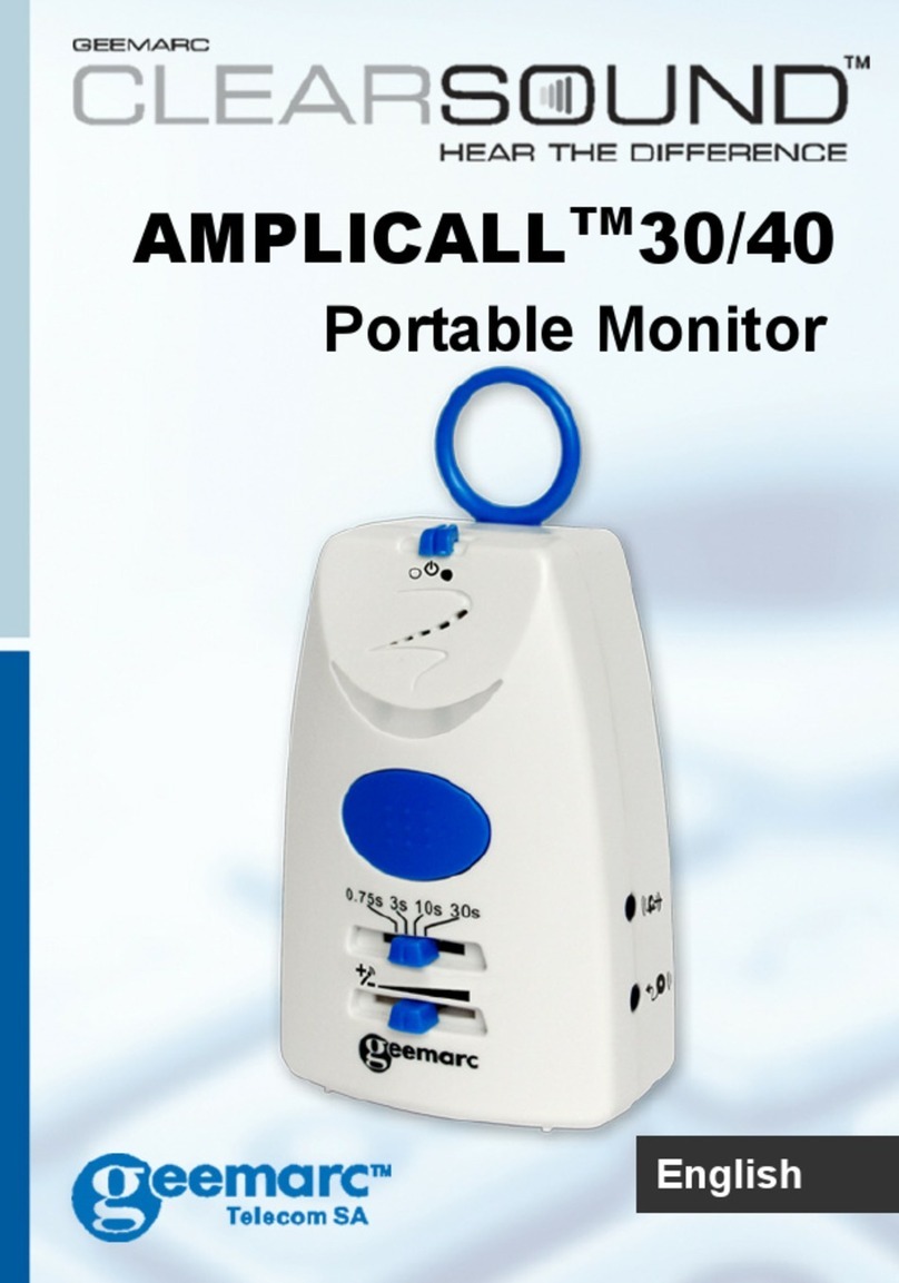 Geemarc ClearSound AMPLICALL 30 user guide