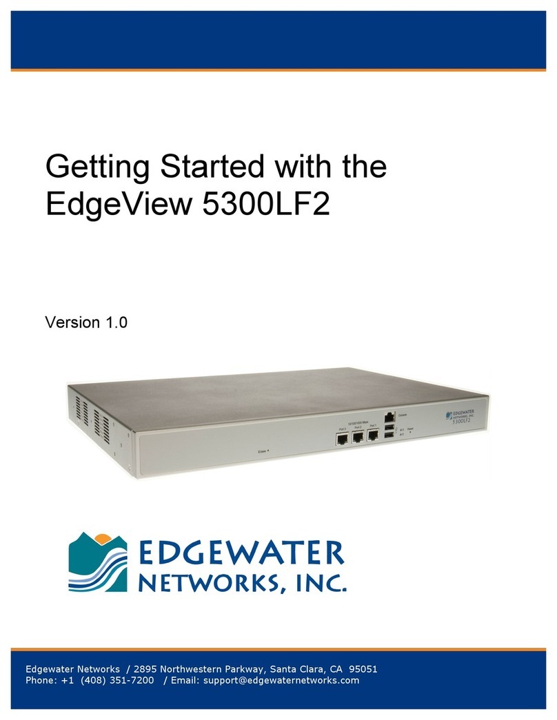 Edgewater Networks EdgeView 5300LF2 Getting started Edgewater Networks EdgeView 5300LF2 Getting started